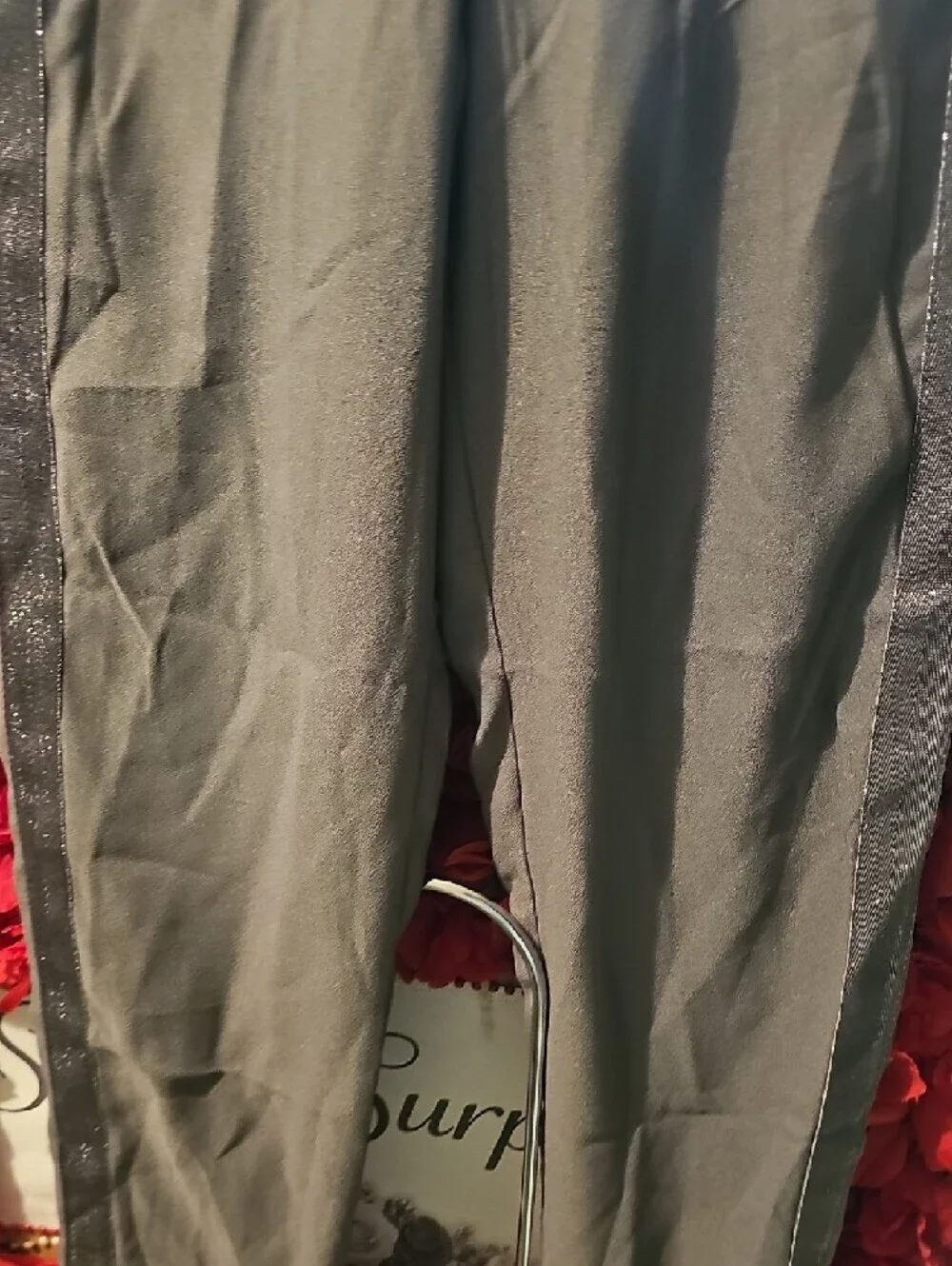 Justice NWT Girls Silver Gray Shimmery Dress Pants Size 12